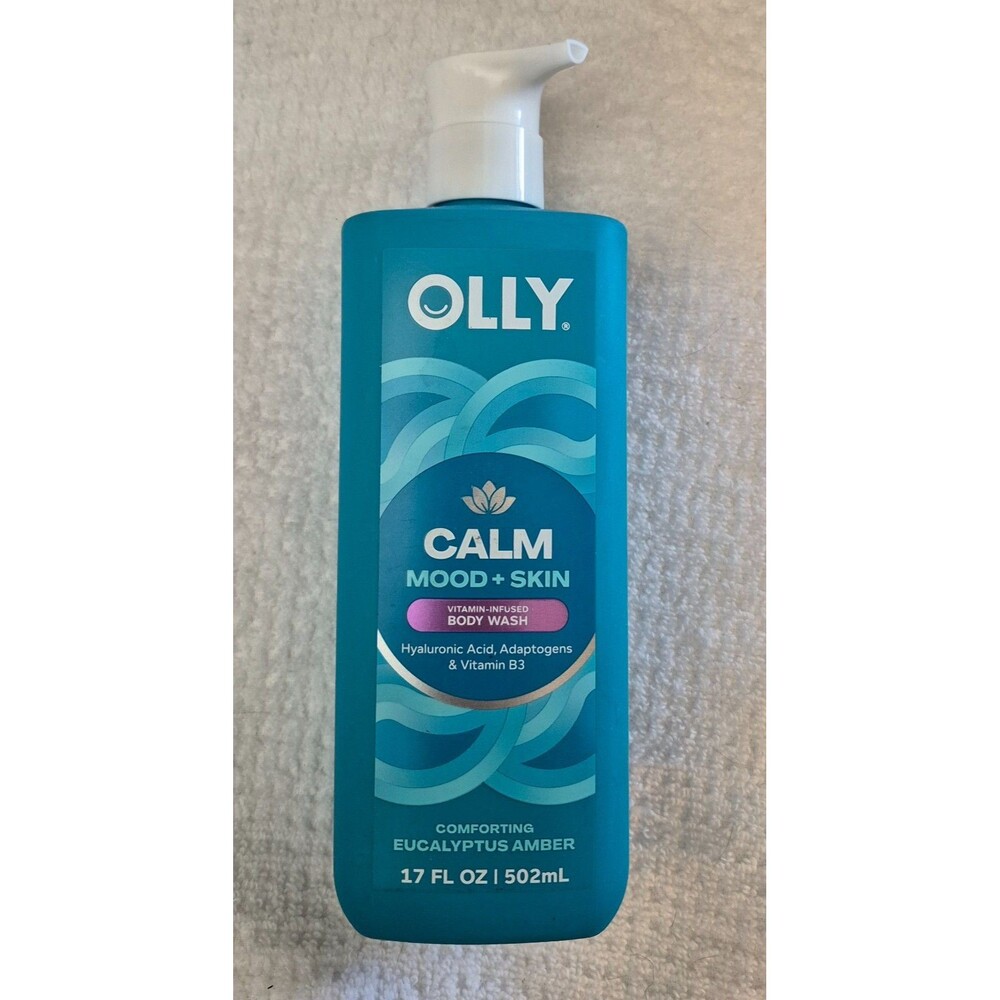 Olly CALM Body Wash Mood + Skin Vitamin Infused Comforting l7 Fl Oz
